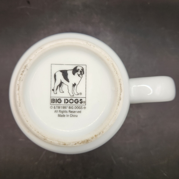 Vintage Big Dogs "It's Good to be the King" Big Kahuna Mug - Picture 6 of 7